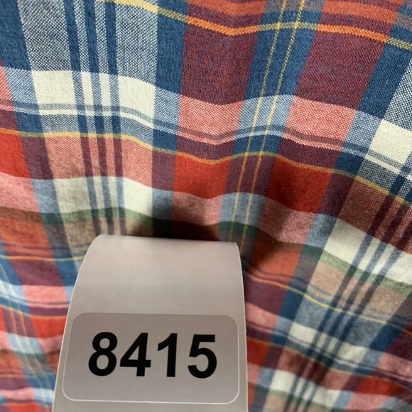 Pendleton Seaside Shirt Men Large Multicolor Plaid Short Sleeve Button-Down 8415 - Picture 7 of 7